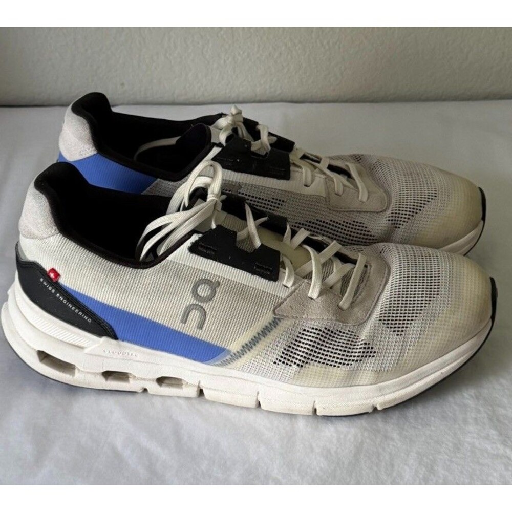 On Running Cloudrift Men's Size 7.5 White Blue Running Shoes 87.98449